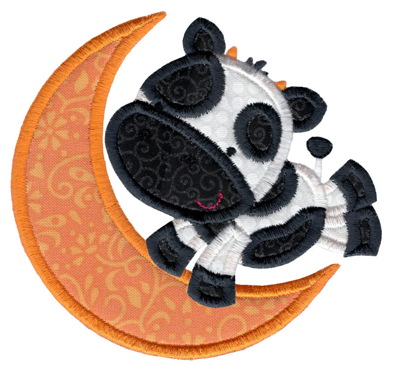 Cow Jumped Over The Moon Applique