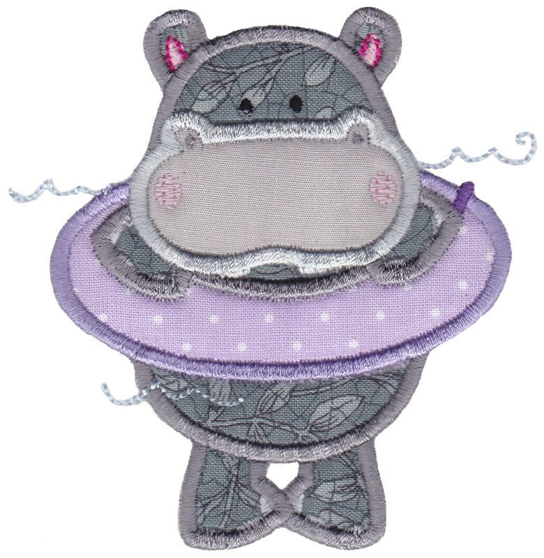 Hippos Applique 1
