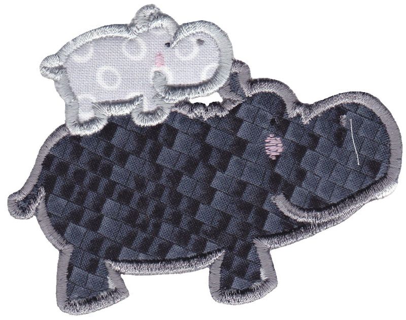 Hippos Applique 12