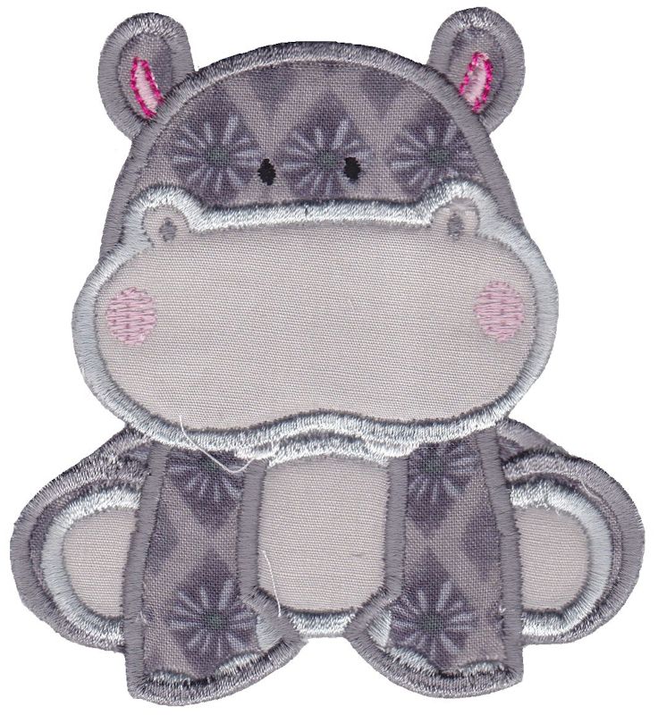 Hippos Applique 3