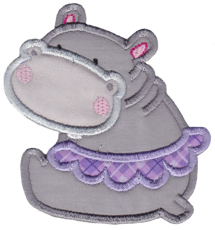 Hippos Applique 5