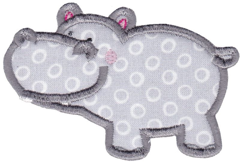 Hippos Applique 7
