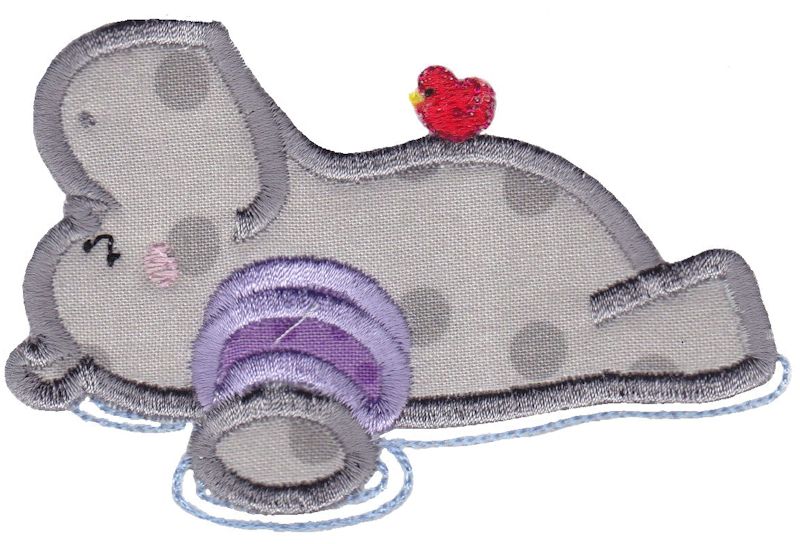 Hippos Applique 9