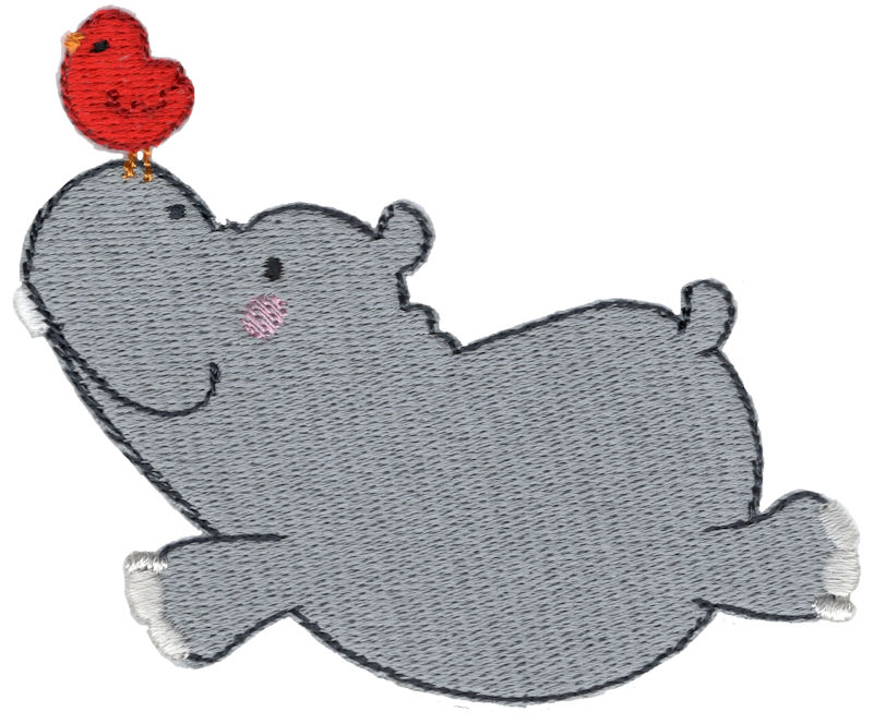 Running Hippo and Bird
