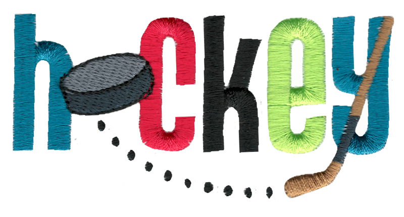 Hockey Word Art