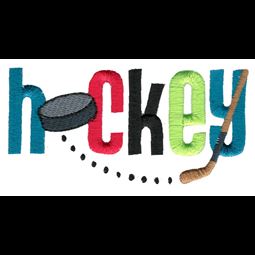 Hockey Word Art