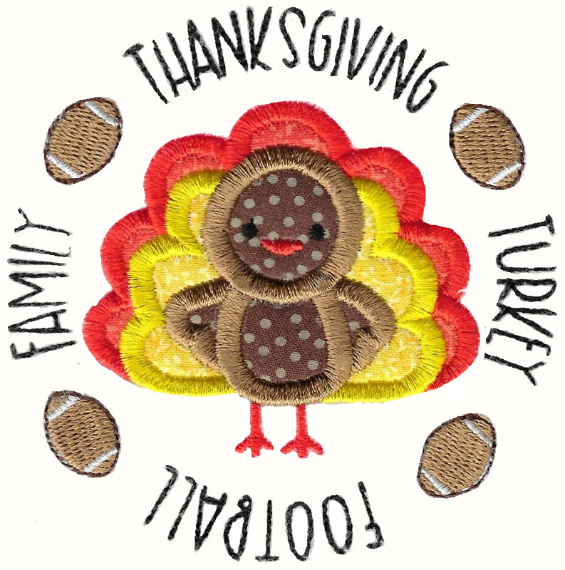 Thanksgiving Circle Applique