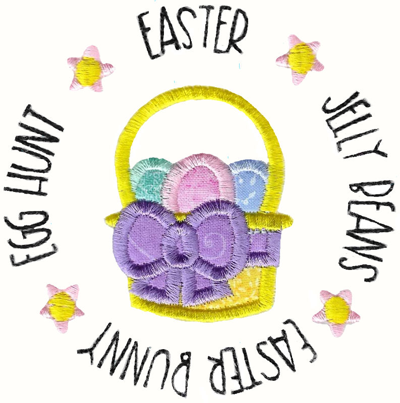 Easter Circle Applique