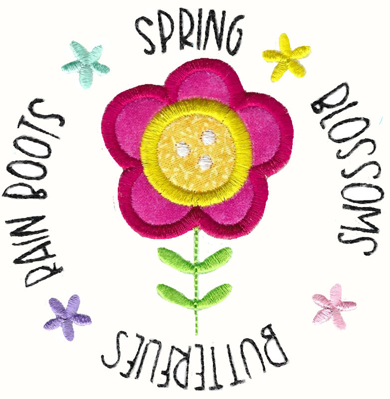 Spring Circle Applique