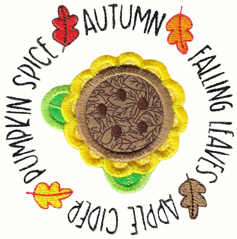 Autumn Circle Applique