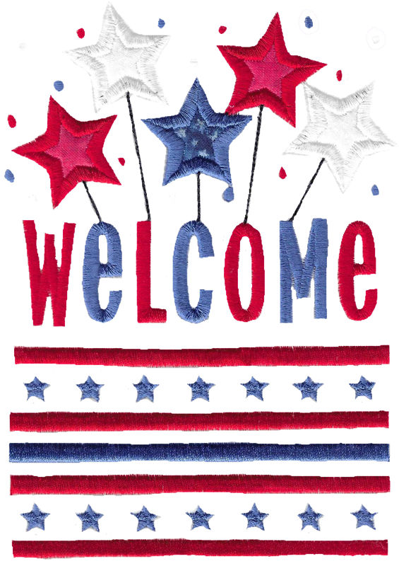 Fourth Of July Garden Flag