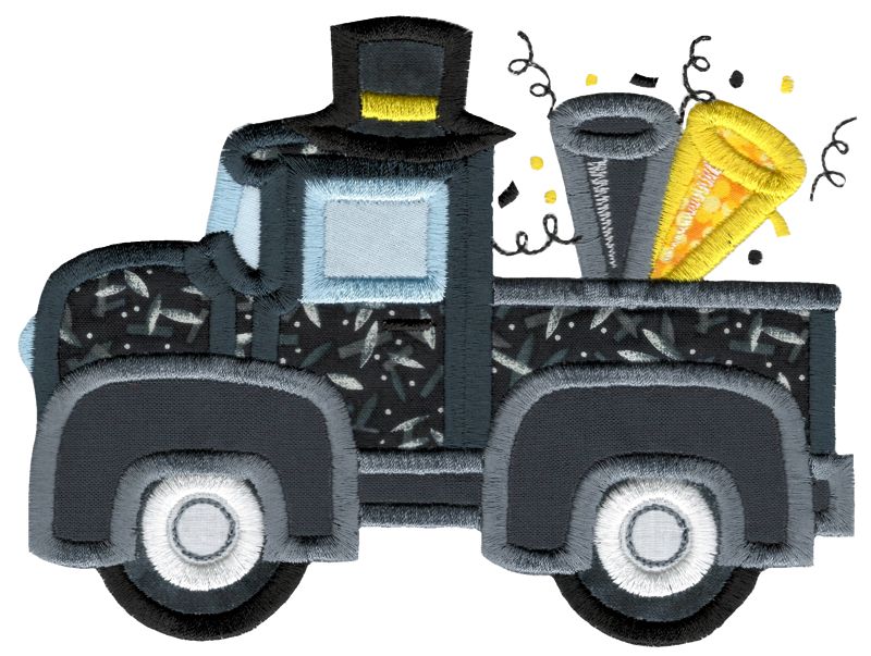 New Years Vintage Truck