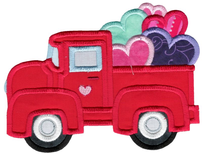 Valentine's Day Vintage Truck