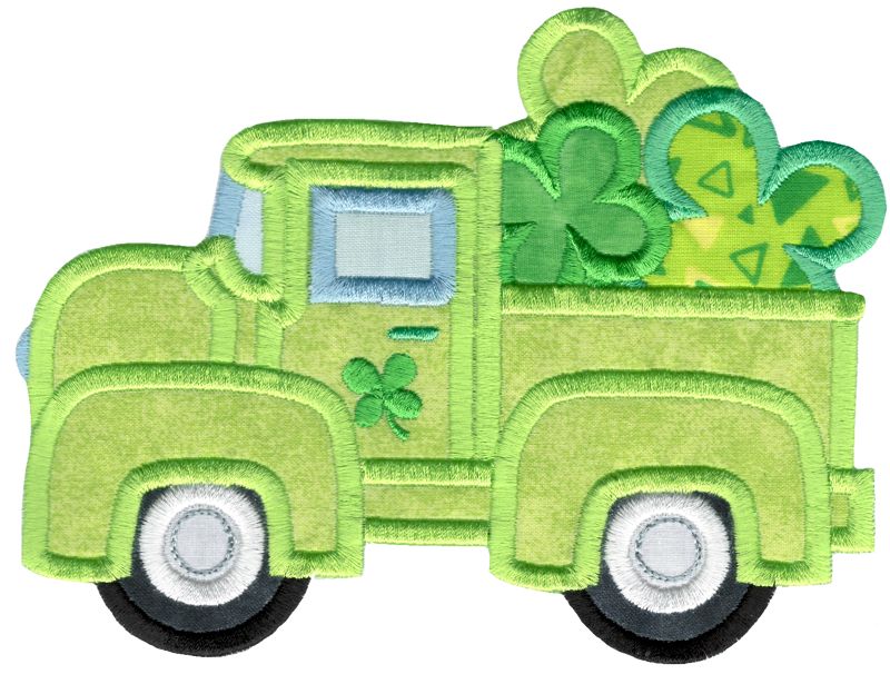 St Patrick's Day Vintage Truck