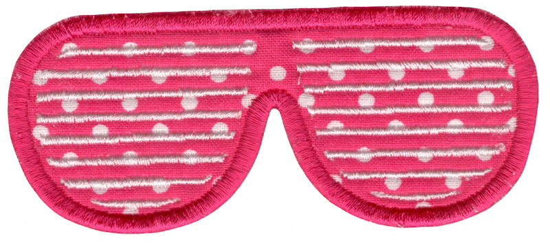 Applique Retro Sunglasses