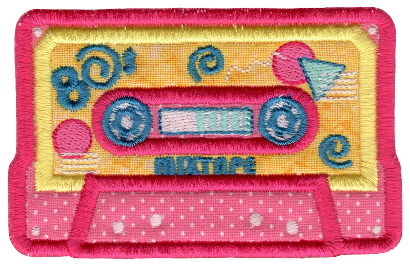 Applique Cassette Tape
