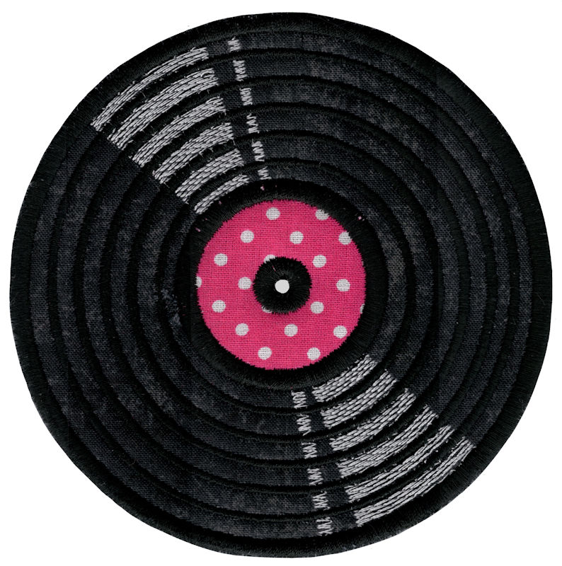 Applique Vinyl Record