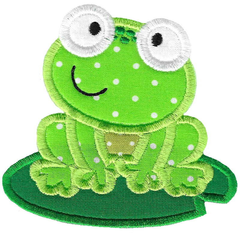 Lillypad Frog Applique