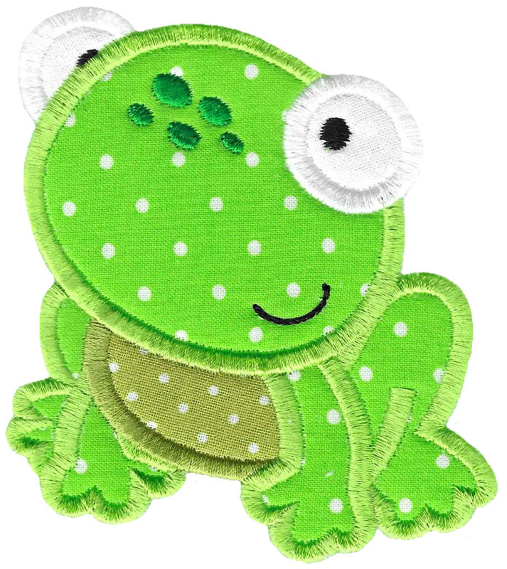 Cute Frog Applique