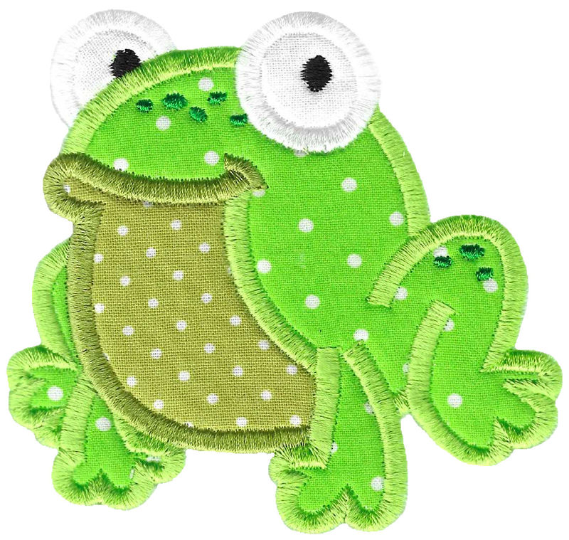 Cheeky Frog Applique