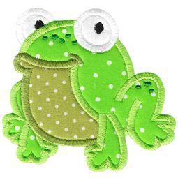 Cheeky Frog Applique