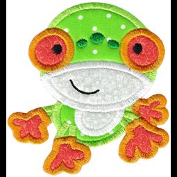 Red-Eyed Tree Frog Applique