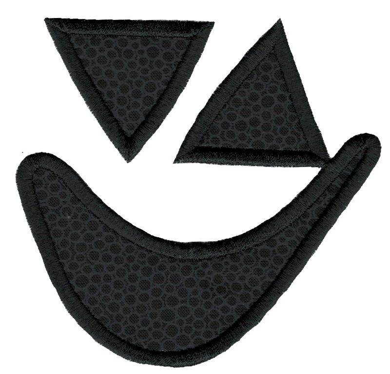 Jack-O-Lantern Faces Applique 10