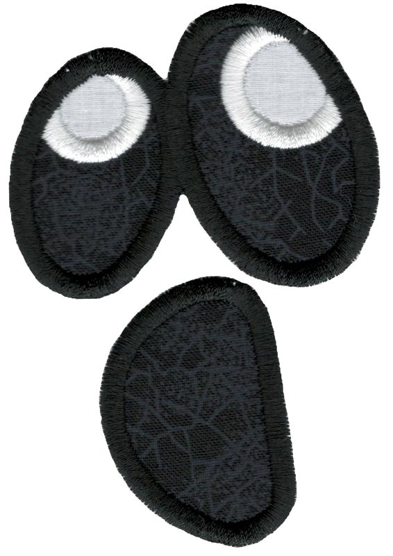 Jack-O-Lantern Faces Applique 3