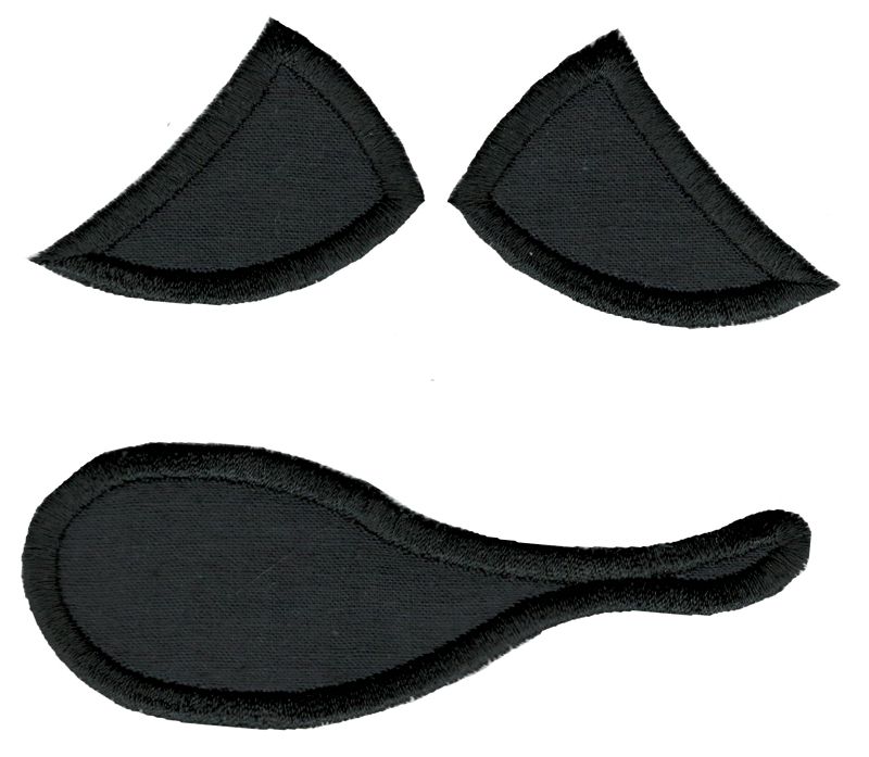 Jack-O-Lantern Faces Applique 5