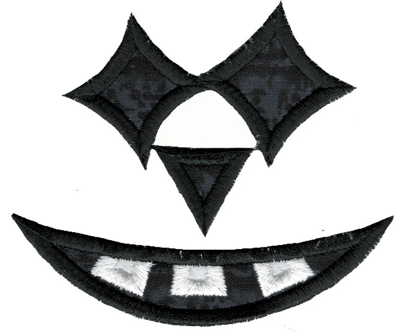 Jack-O-Lantern Faces Applique 6