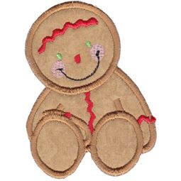 Jolly Gingerbreads Applique 12