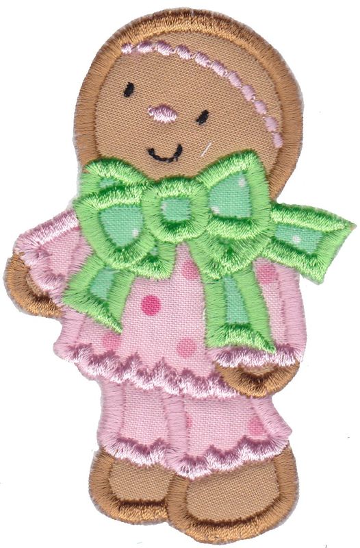 Jolly Gingerbreads Applique 13