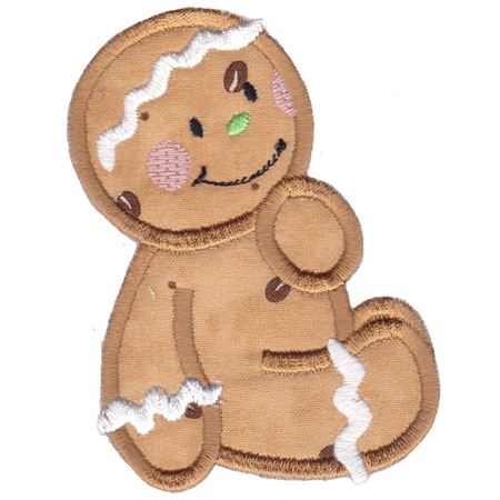Jolly Gingerbreads Applique 6