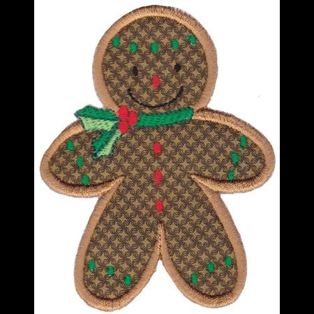 Jolly Gingerbreads Applique 8