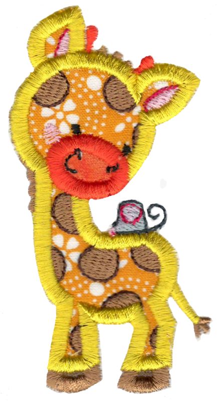 Applique Giraffe