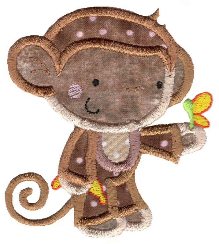 Applique Monkey