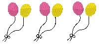 Line of Balloons