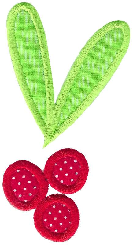 Kawaii Holly Applique