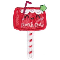North Pole Letterbox Applique