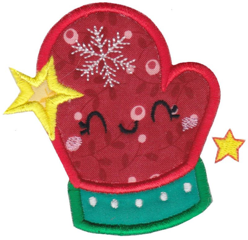 Kawaii Mitten Applique
