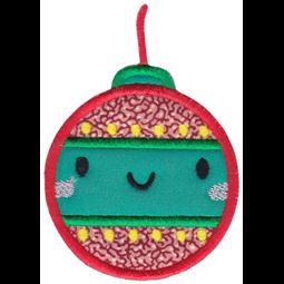 Kawaii Christmas Ornament Applique