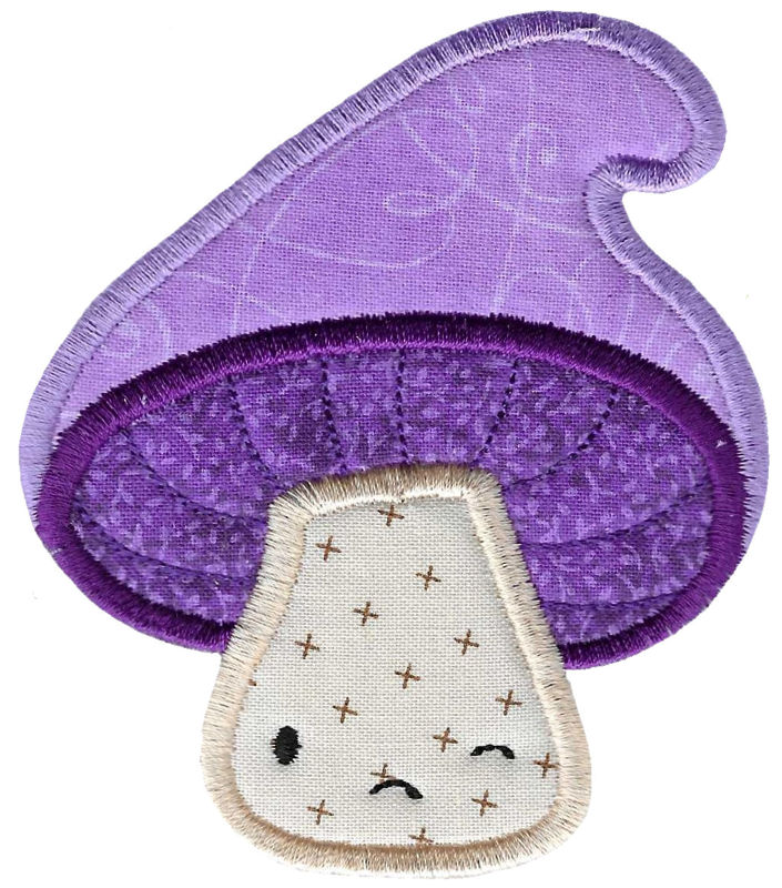 Kawaii Mushrooms Applique 10
