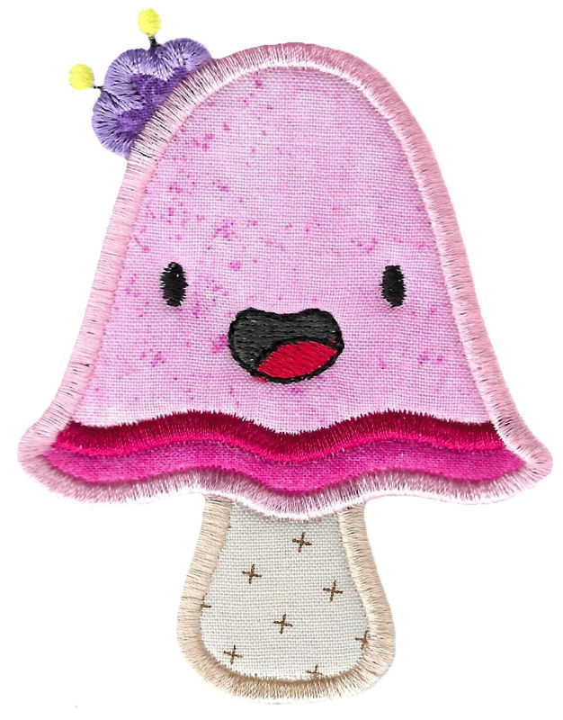 Kawaii Mushrooms Applique 7