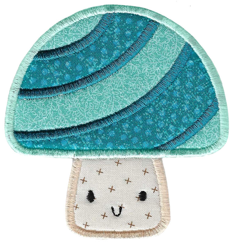 Kawaii Mushrooms Applique 8