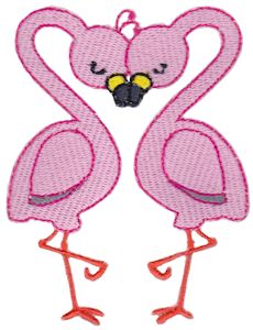 Flamingos Heart
