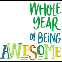 Whole Year Of Being Awesome