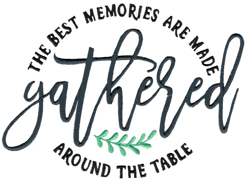 The Best Memories Are Made Gathered Around The Table