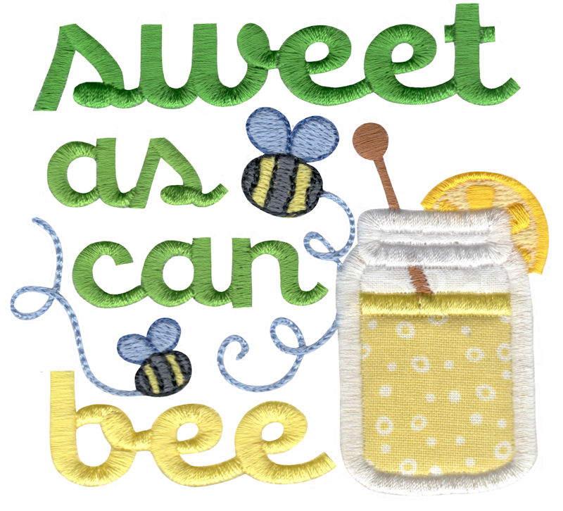 Sweet As Can Be Applique