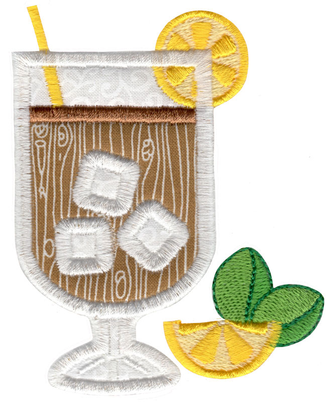 Lemon Iced Tea Applique