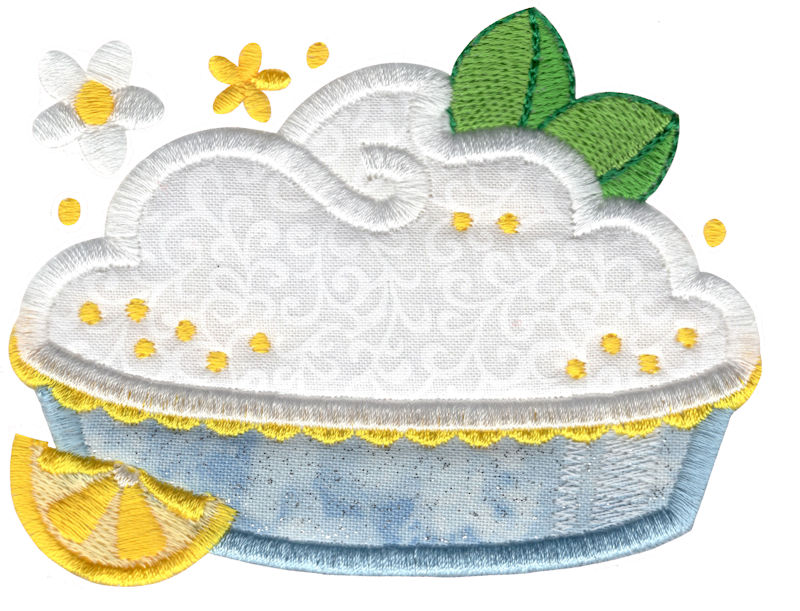 Lemon Meringue Pie Applique
